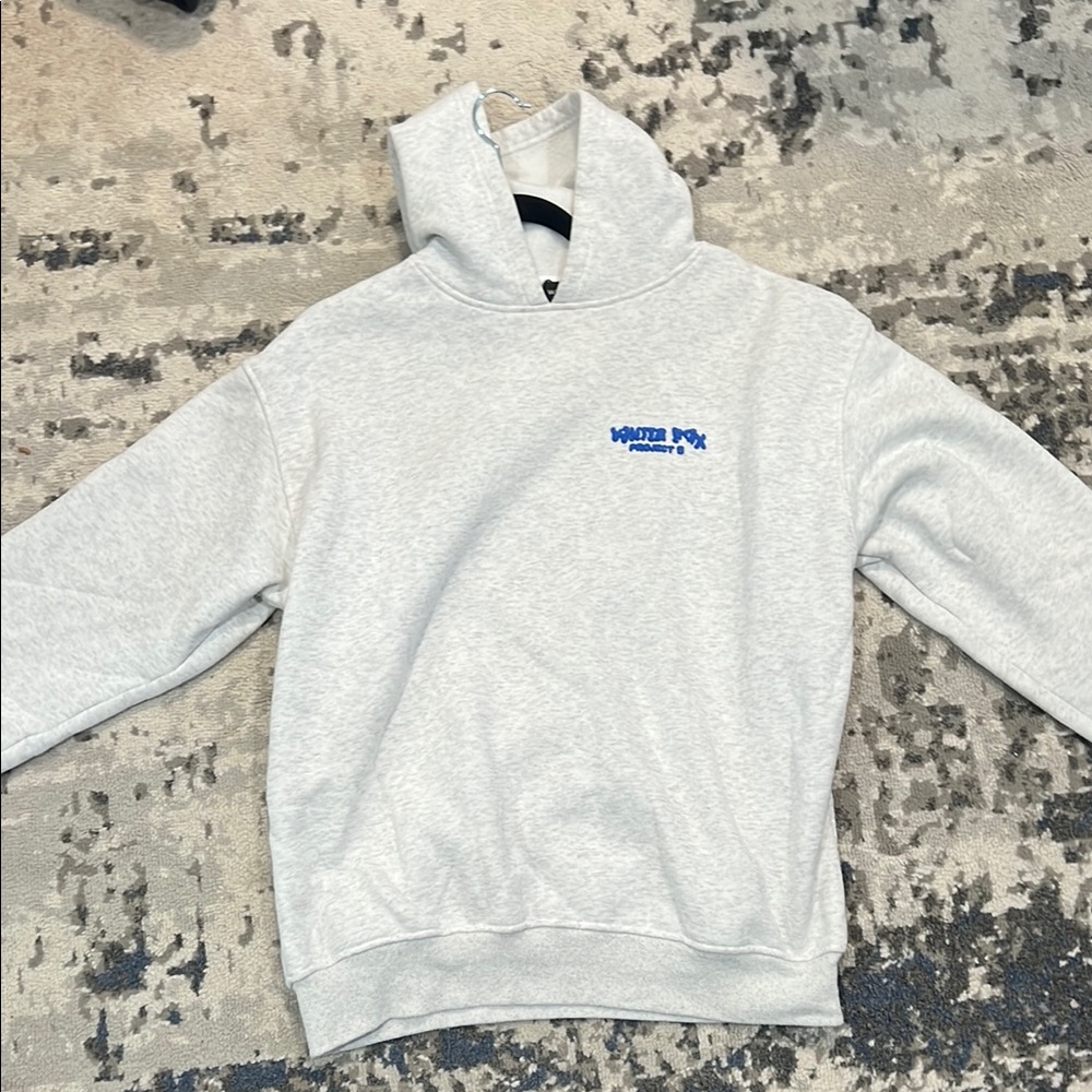 Gray white fox project 5 hoodie
